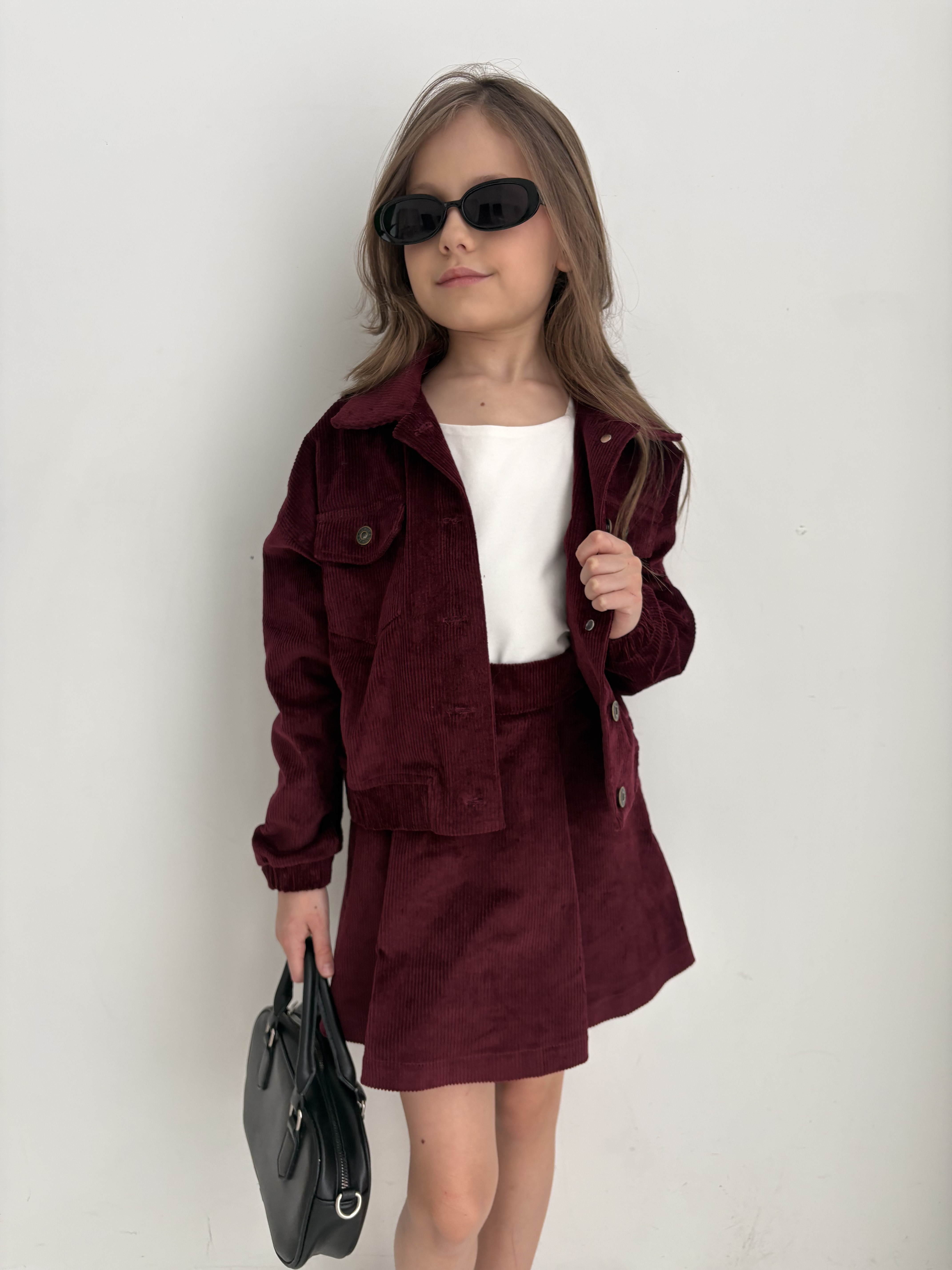 Костюм Velvet бургунді 